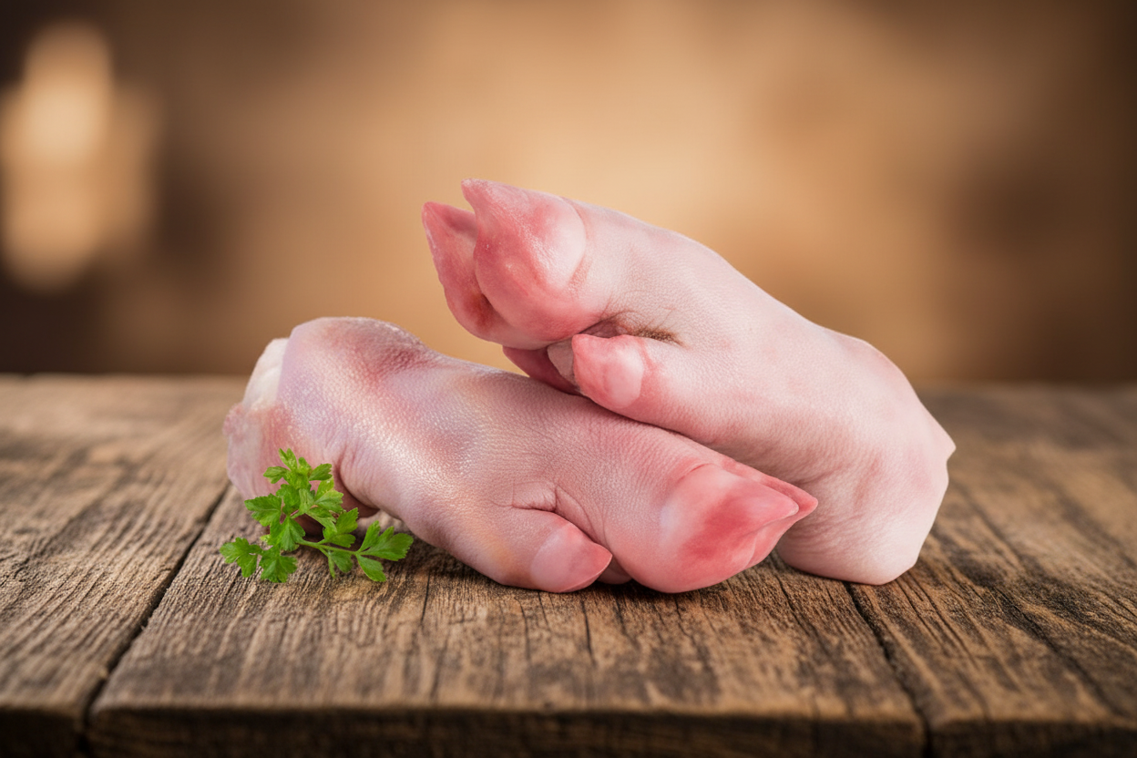 Pieds de cochon fond rustique